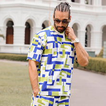 Load image into Gallery viewer, Abstract Printed Oversized T-shirt with Shorts