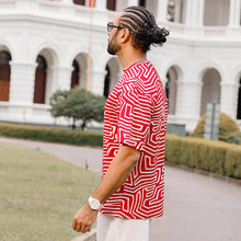 Load image into Gallery viewer, Abstract Printed Oversized T-shirt