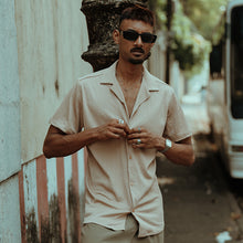 Load image into Gallery viewer, Beige Short Sleeve Shirt
