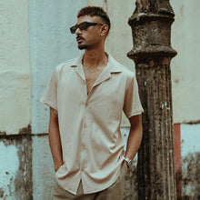 Load image into Gallery viewer, Beige Short Sleeve Shirt