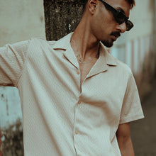 Load image into Gallery viewer, Beige Short Sleeve Shirt