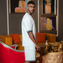 Load image into Gallery viewer, White Oversized T-shirt with Shorts