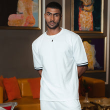 Load image into Gallery viewer, White Oversized T-shirt with Shorts