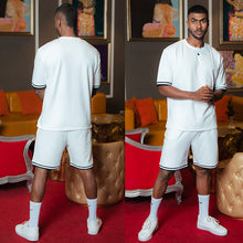 Load image into Gallery viewer, White Oversized T-shirt with Shorts