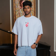 Load image into Gallery viewer, White Boxy Oversized T-shirt