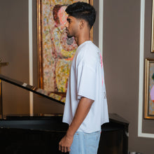Load image into Gallery viewer, White Boxy Oversized T-shirt