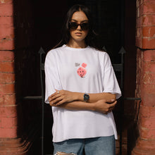 Load image into Gallery viewer, White Boxy Oversized T-shirt