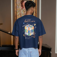 Load image into Gallery viewer, Dark Blue Boxy Oversized T-shirt