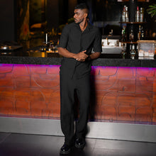 Load image into Gallery viewer, Black Short Sleeve Shirt