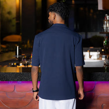 Load image into Gallery viewer, Dark Blue Short Sleeve Shirt