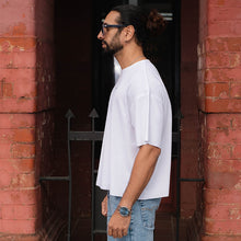 Load image into Gallery viewer, Love White Boxy Oversized T-shirt