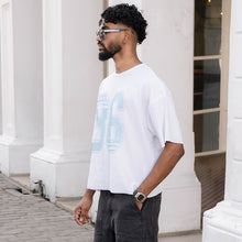 Load image into Gallery viewer, White Boxy Oversized T-shirt