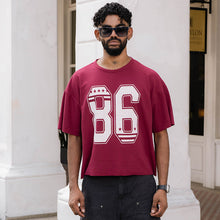 Load image into Gallery viewer, Maroon Boxy Oversized T-shirt