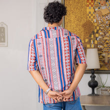 Load image into Gallery viewer, Tribal Printed Short Sleeve Shirt