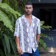 Load image into Gallery viewer, Abstract Printed Short Sleeve Shirt