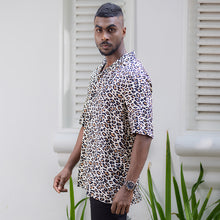 Load image into Gallery viewer, Leopard Printed Short Sleeve Shirt