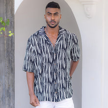 Load image into Gallery viewer, Zebra Printed Short Sleeve Shirt