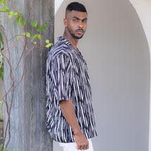 Load image into Gallery viewer, Zebra Printed Short Sleeve Shirt