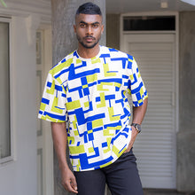 Load image into Gallery viewer, Abstract Printed Oversized T-shirt