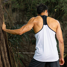 Load image into Gallery viewer, White Racerback Stringer Tank Top
