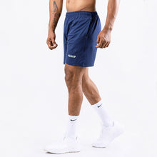 Load image into Gallery viewer, &#39;JUMP&#39; Dark Blue Training Shorts
