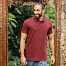 Load image into Gallery viewer, Maroon Polo shirt
