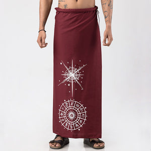 Lagna Maroon Sarong