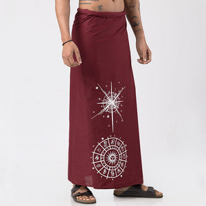 Lagna Maroon Sarong