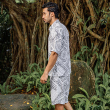 Load image into Gallery viewer, Bandana Printed Oversized Shirt with Shorts
