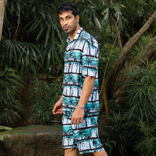 Load image into Gallery viewer, Tropical Printed Oversized Shirt with Shorts
