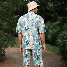 Load image into Gallery viewer, Tropical Printed Oversized Shirt with Shorts
