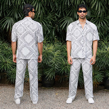 Load image into Gallery viewer, Bandana Printed Oversized Shirt with Pants
