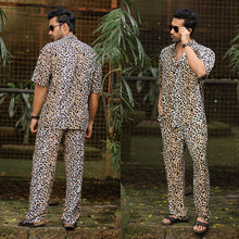 Load image into Gallery viewer, Leopard Printed Shirt with Pants
