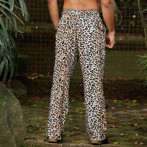 Leopard Printed Oversized Pants