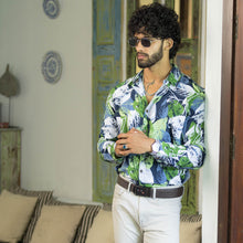 Load image into Gallery viewer, Tropical Printed Long Sleeve Shirt
