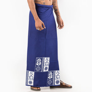Liyawel Blue Batik Sarong