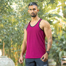 Load image into Gallery viewer, Maroon Racerback Stringer Tank Top
