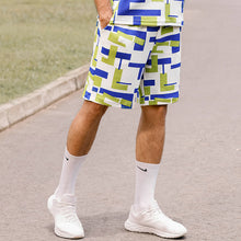 Load image into Gallery viewer, Abstract Printed Oversized T-shirt with Shorts
