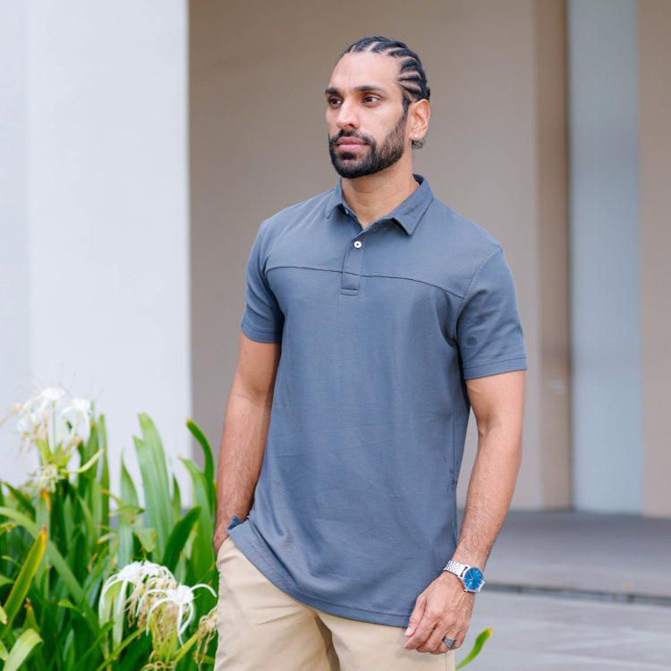 Charcoal Gray Polo shirt