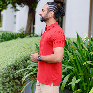 Persian Red Polo shirt