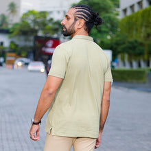 Load image into Gallery viewer, Olive Green Polo shirt
