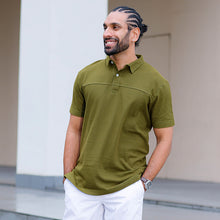 Load image into Gallery viewer, Camo Green Polo shirt
