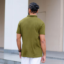 Load image into Gallery viewer, Camo Green Polo shirt
