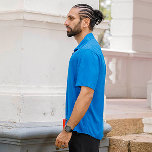 Ocean Blue Short Sleeve Shirt