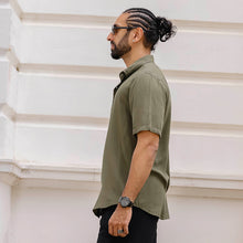 Load image into Gallery viewer, Olive Green Short Sleeve Shirt
