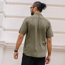 Load image into Gallery viewer, Olive Green Short Sleeve Shirt
