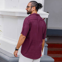 Load image into Gallery viewer, Maroon Short Sleeve Shirt
