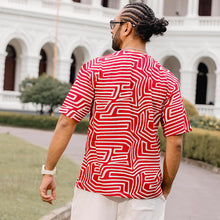 Load image into Gallery viewer, Abstract Printed Oversized T-shirt
