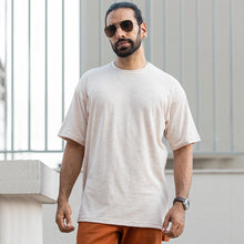 Load image into Gallery viewer, Cream Oversized T-shirt
