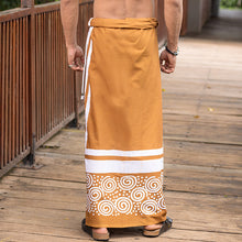 Load image into Gallery viewer, Dangara Copper &amp; White Batik Sarong
